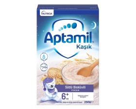 Aptamil Sütlü Bisküvili Tahıl Bazlı 6 36 Ay Kaşık Maması 250 gr