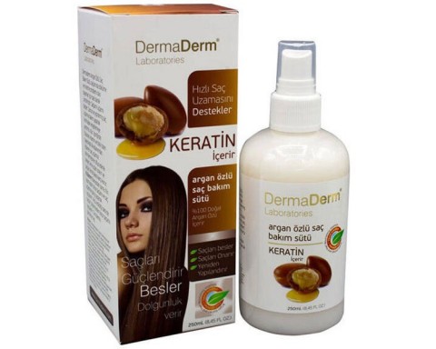 Dermaderm Argan Yağı Özlü Saç Bakım Sütü 250 ML