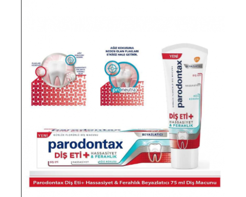 Parodontax Geliştirilmiş Tat Florürlü Diş Macunu 75 ML